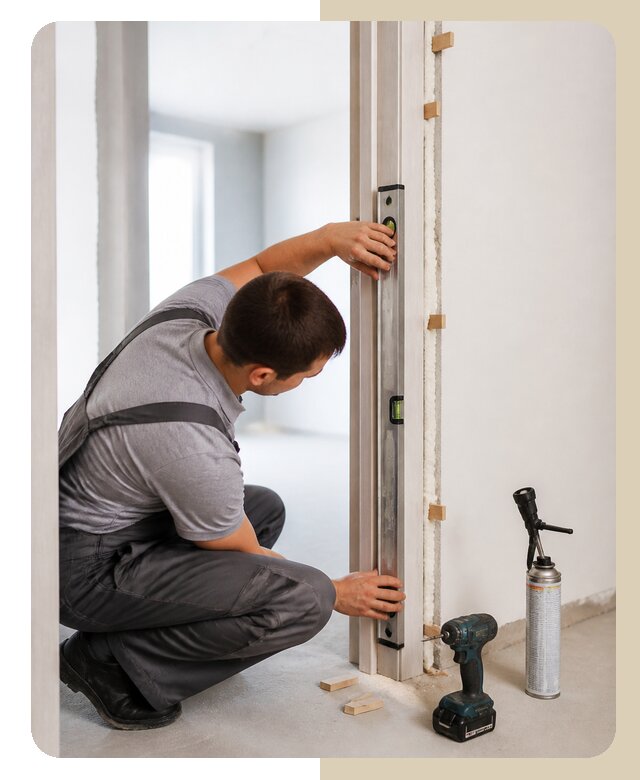 Установка дверной коробки в Бийске от 3635 р. | Дверной